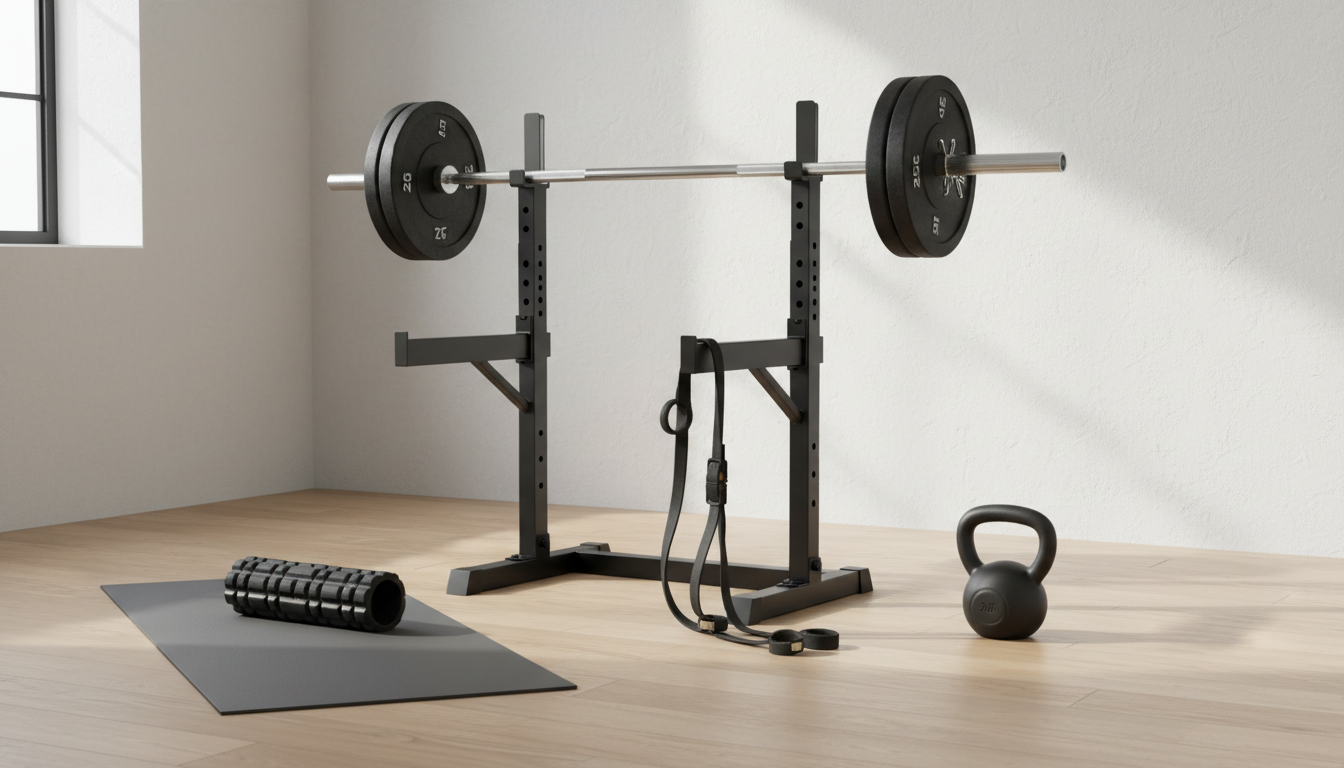 Fitnessstudio-Atmosphäre in München, Sportstudio mit Geräten