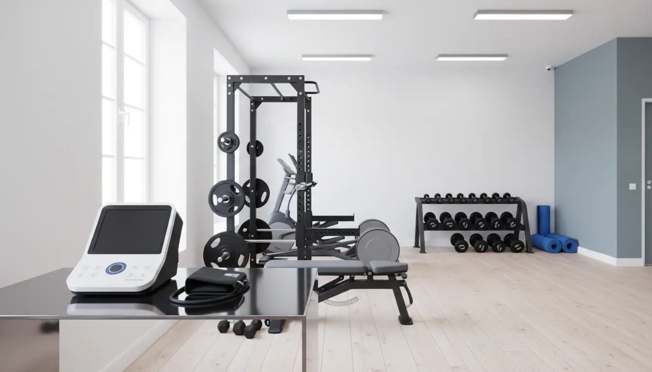 fitnessfloor-blog684581 Fitnessstudio in München, modernes Sportstudio mit Geräten.