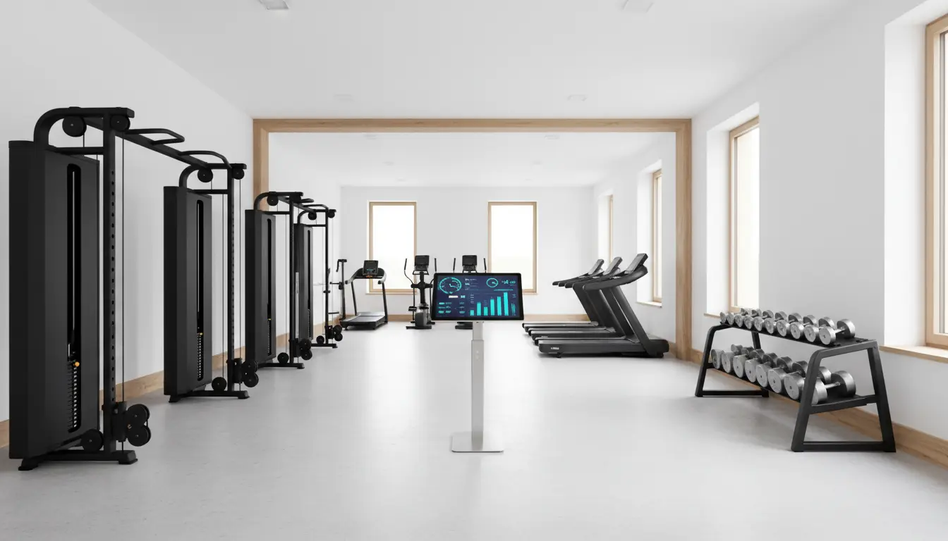 fitnessfloor-blog817997 Fitnessstudio in München mit modernem Sportstudio-Ambiente.