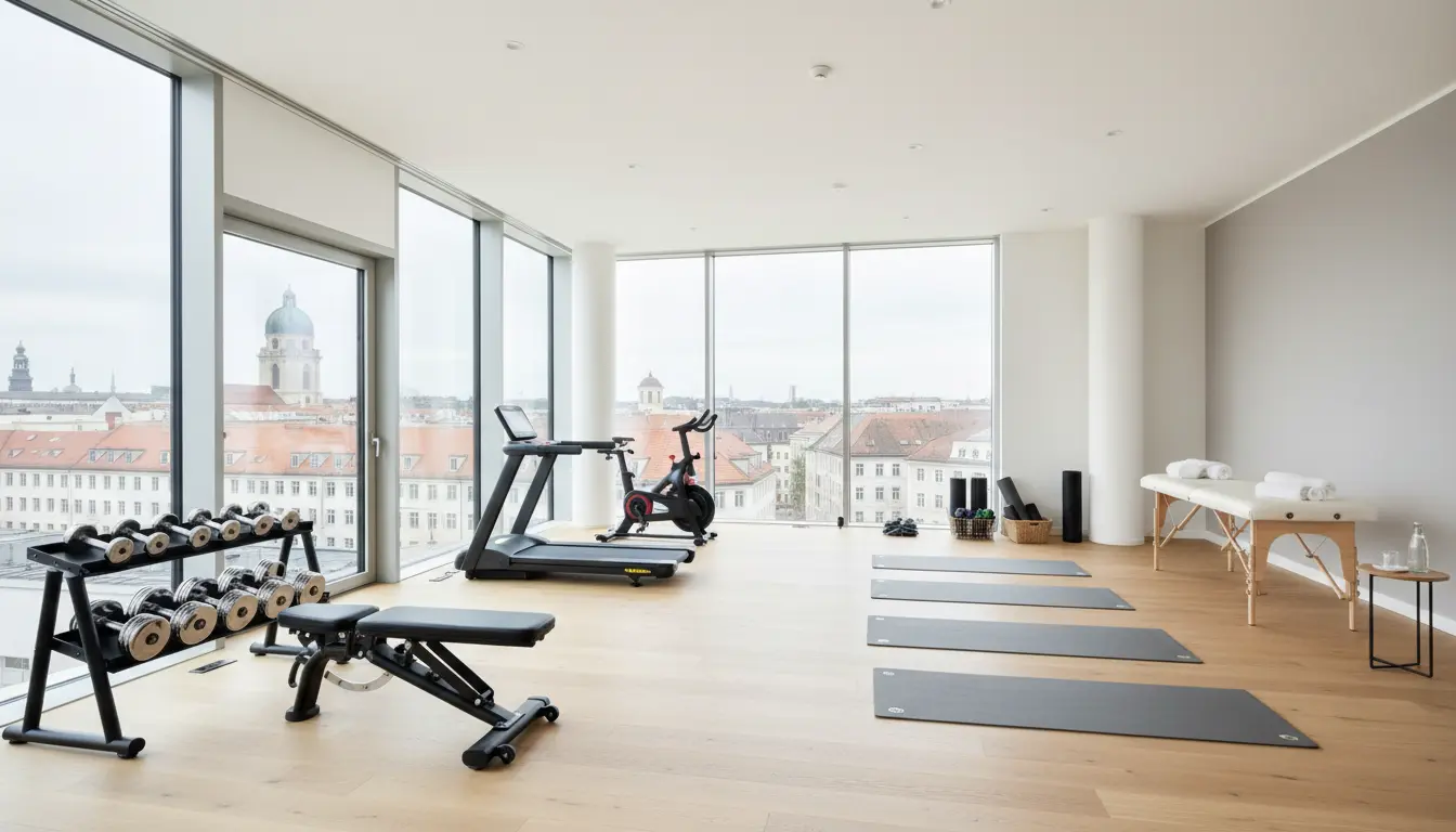 Fitnessstudio in München mit modernen Sportgeräten