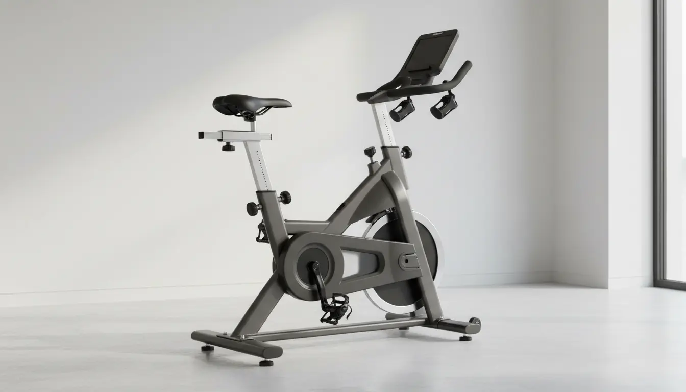 fitnessfloor-blog523647 Fitnessstudio-Spinbike in modernem Sportstudio, hellem Raum.