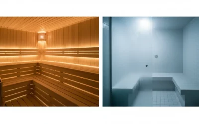 Dampfbad vs Sauna: Temperatur und Luftfeuchtigkeit im Fokus