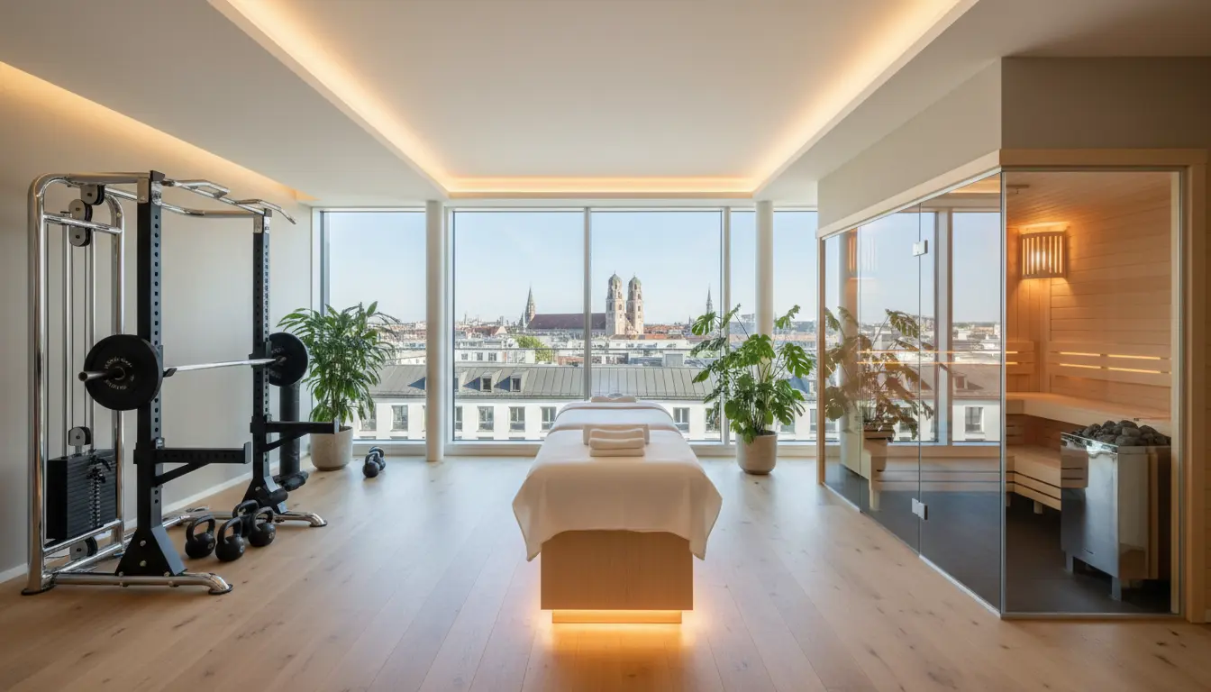 Fitnessstudio in München mit modernen Sportgeräten